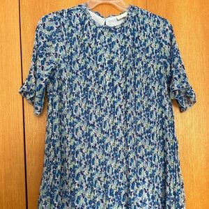 MELLODAY Blue Floral Dress